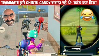 TEAMMATE THINK I AM CHINTU CANDY-RPG comedy|pubg lite video online gameplay MOMENTS BY CARTOON FREAK