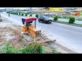 Full Video 3 33H complete by Dozer D30P Pushing soil with 5Ton Dump truck unloading soil into water