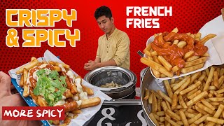 16 Years Old Afghani Kid Selling French Fries 🍟 Street Food Fries Recipe | Hardworking Afghani Boy