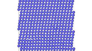 Animation of a gliding edge dislocation under shear