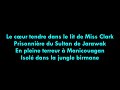 Indochine - L'Aventurier (paroles)