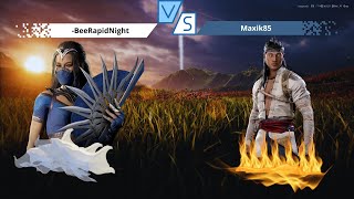 -BeeRapidNight(KITANA) VS Maxik85(LIUKANG) FT5🥊Mortal Kombat 1🥊4K 60ᶠᵖˢ