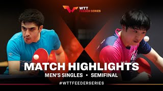 Amirreza Abbasi vs Yuto Muramatsu | MS SF | WTT Feeder Cagliari 2024