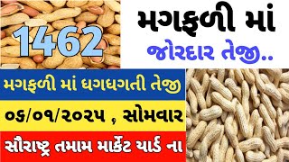 magfali na bhav | 06/01/2025 | આજના મગફળી ના ભાવ | મગફળી ના ભાવ | peanut crop price