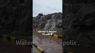 Neopolis | Kokapet | Hyderabad #hyderabadrains #rain #waterfall