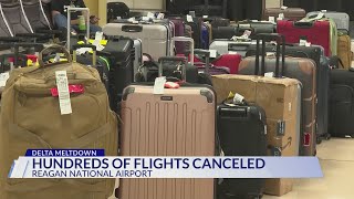 Hundreds of flights canceled at DCA