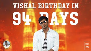 Celebrating Actor Vishal Birthday in 94 Days 🔥💥|Vishal|AIVISHAL OFC