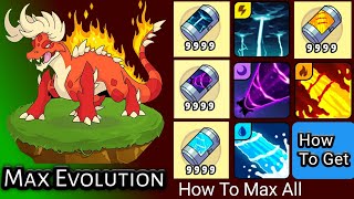 How To Max Evolution All Dragons Legendary In Dynamons World Game Android