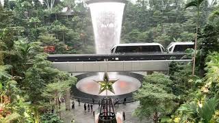 Changi airport waterfalls in Singapore||Amazing Architecture @ Vellanthi Manasu||Admirable Building