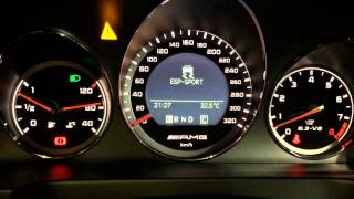 Mercedes C63 Sport Handling ESP Activation (Feb 2010)