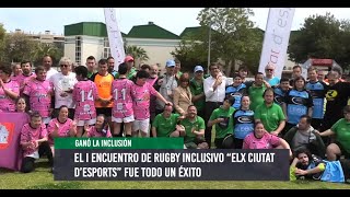 El I Encuentro de Rugby Inclusivo “Elx Ciutat d’Esports” reúne a más de 150 personas