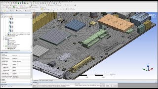 ANSYS PCB Warpage Analysis Part 2: Meshing and Setup