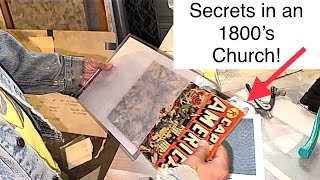 Forgotten rooms packed with art?!? Exploring an 1800’s church with artist Richard Feaster!