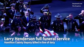 Larry Henderson funeral: Cincinnati honors Hamilton County Deputy killed in line of duty