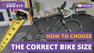 HOW TO CHOOSE THE CORRECT BIKE SIZE