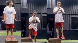 Heroine Nabha Natash Workout Video | Nabha Natesh Gym Video | Tollywood Nagar | Celebrity Gym Videos