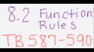 8.2 Function Rules **REQUIRED**