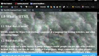 HTML Tutorial 1 - Basic Tags and Formatting