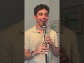 my horrific attempt at the end 😭 shorts oboe clarinet