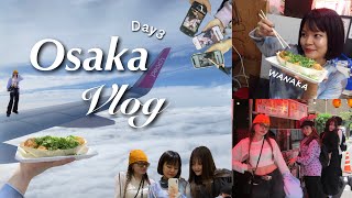 Osaka Vlog | わなかのネギ盛り盛りたこ焼き🐙関西空港から那覇空港に帰るよ！iPhoneで撮影したよ！