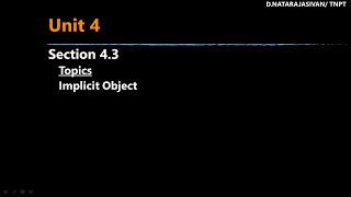 JSP Implicit Objects and Object Scope