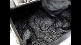 VacuDry typical oily waste input 4