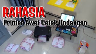 Cetak Undangan 1600 Lembar dengan 1 Printer