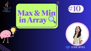 Find Maximum and Minimum Element in an Array using Loop | Java Program for Beginners