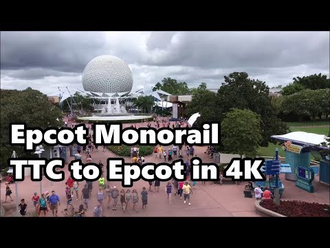 Epcot Monorail | TTC to Epcot in 4K | Walt Disney World Epcot Monorail | TTC to Epcot in 4K | Walt Disney World