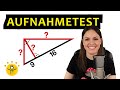 Aufnahmetest Mathematik von 1869 – Dreieck rechtwinklig