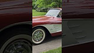 1961 Chevrolet Corvette Drive By Engine Sound Festival of Cars Rochester MI 2024