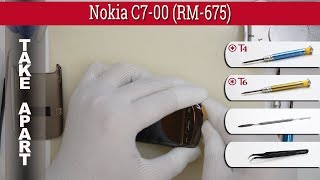 How to disassemble 📱 Nokia C7-00 (RM-675) Take apart Tutorial