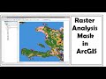 Create Mask for Raster Analysis  in ArcGIS | Extract by mask ArcGIS