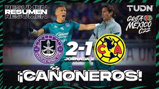 Resumen y goles | Mazatlán 2-1 América | Grita México C22 - J2 | TUDN