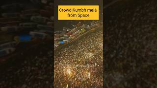 Kumbh Mela Crowd Captured from Space | Spectacular Satellite View #mahakumbh2025 #praygraj