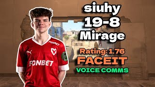 siuhy 19/8 (Mirage) FACEIT July 04, 2024 | CS2 POV