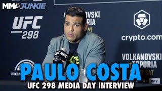 Paulo Costa Trashes Khamzat Chimaev, Expects Title Shot With Win | UFC 298