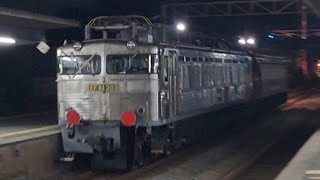 EF81-３０３号機、銀釜　無動力回送