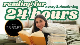 reading as many books as possible in 24 hours 📚⭐️⏰ a cozy *spoiler free* reading vlog!