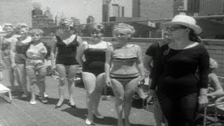 HD Historic Archival Stock Footage - GLAMOUR GRANNIES 1967