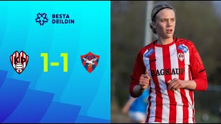 Þróttur 1 - 1 Valur | Valskonur bjarga stigi á lokamínútunum | Besta Deild Kvenna