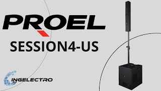 SISTEMA ARRAY PORTATIL PROEL SESSION4-US | Review en español | INGELECTRO SAS || Sonido Profesional