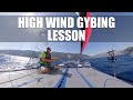 Strong Wind Gybe Hobie 16 tutorial multicam