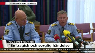 Polisens presskonferens - Nyheterna (TV4)