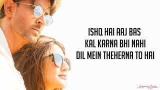 Ghungroo (Lyrics) - War | Arijit Singh, Shilpa Rao | Hrithik Roshan,Vaani Kapoor