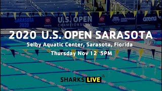 2020 US OPEN SARASOTA -  THU PM - SHARKS LIVE