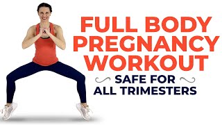 Full Body Pregnancy Workout | Walking HIIT Workout | NOT EASY | 1st, 2nd, 3rd Trimester Safe
