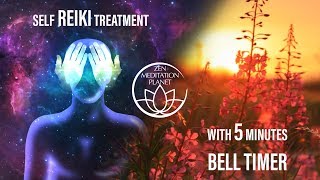 Guided Reiki 12 Basic Hand Positions for Self Healing with 5 Minutes Timer