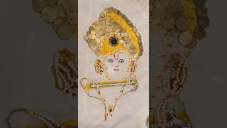 Making krishna from coins#youtubeshorts#shortsvideo#viral#krishna#viral#trending#diy#shortsfeed