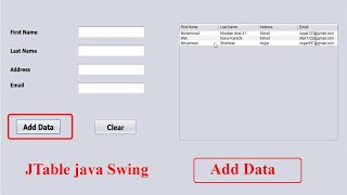 Java Tutorial - How To Add Row To JTable Form TextField in java in NetBeans [With Source Code]